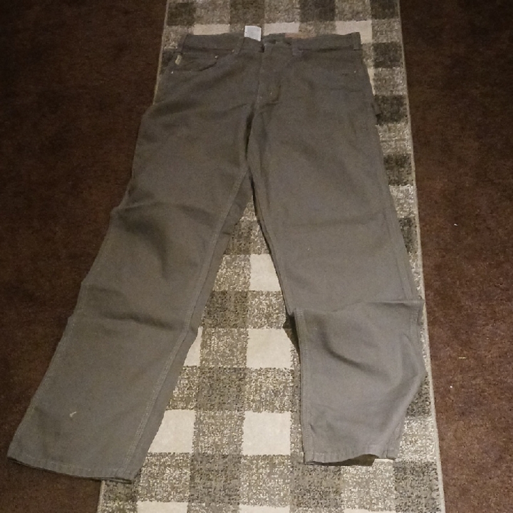 Gray Casual Pants